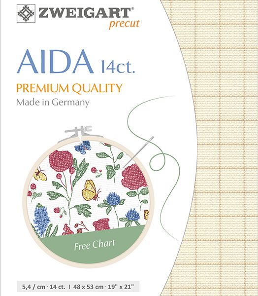3459 | Precut Zweigart Easy Count Grid Aida 14ct.